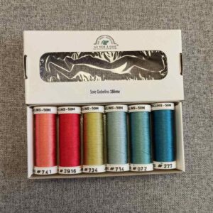 Pack de fil "6 nuances de soie Gobelins au ver &agrave; Soie&reg;"