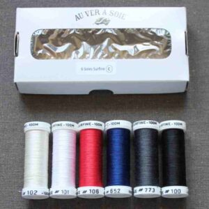 Packs 6 nuances de soie surfine