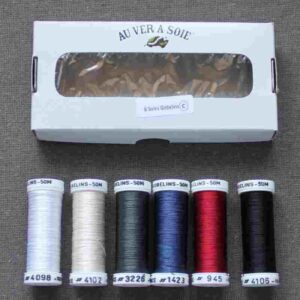 Pack 6 nuances de soie des Gobelins au ver à Soie®