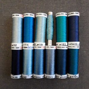 Soie Gobelins bleu