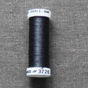 Soie ovale "blanc à noir"