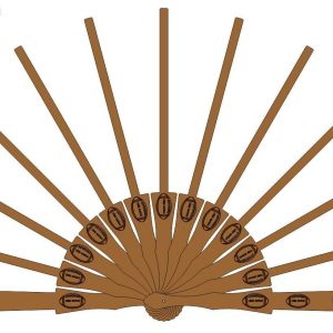 Monture d'&eacute;ventail sur mesure " Furbeyre"